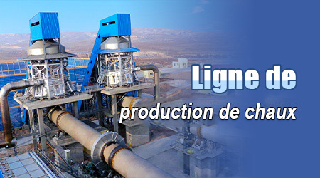 Ligne de production de chaux