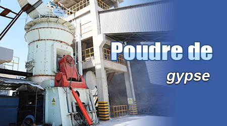 Ligne de production de poudre de gypse